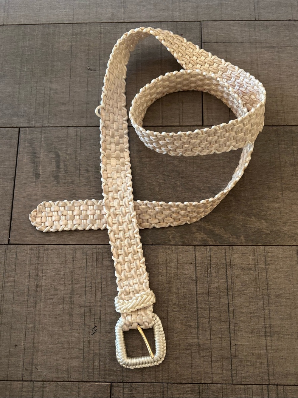 🦋FREE🦋With Purchase-Woven Braided Accent Belt in Buttercream